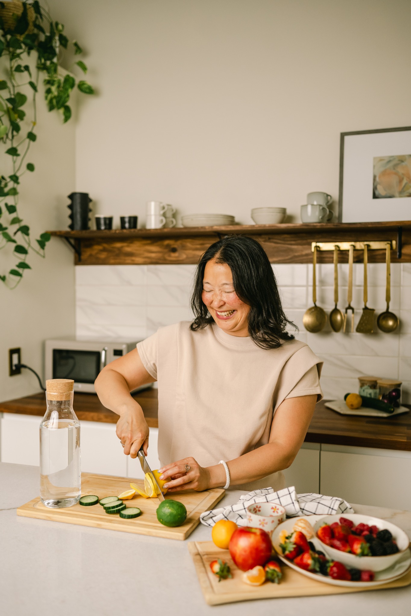 Janice in the kitchen